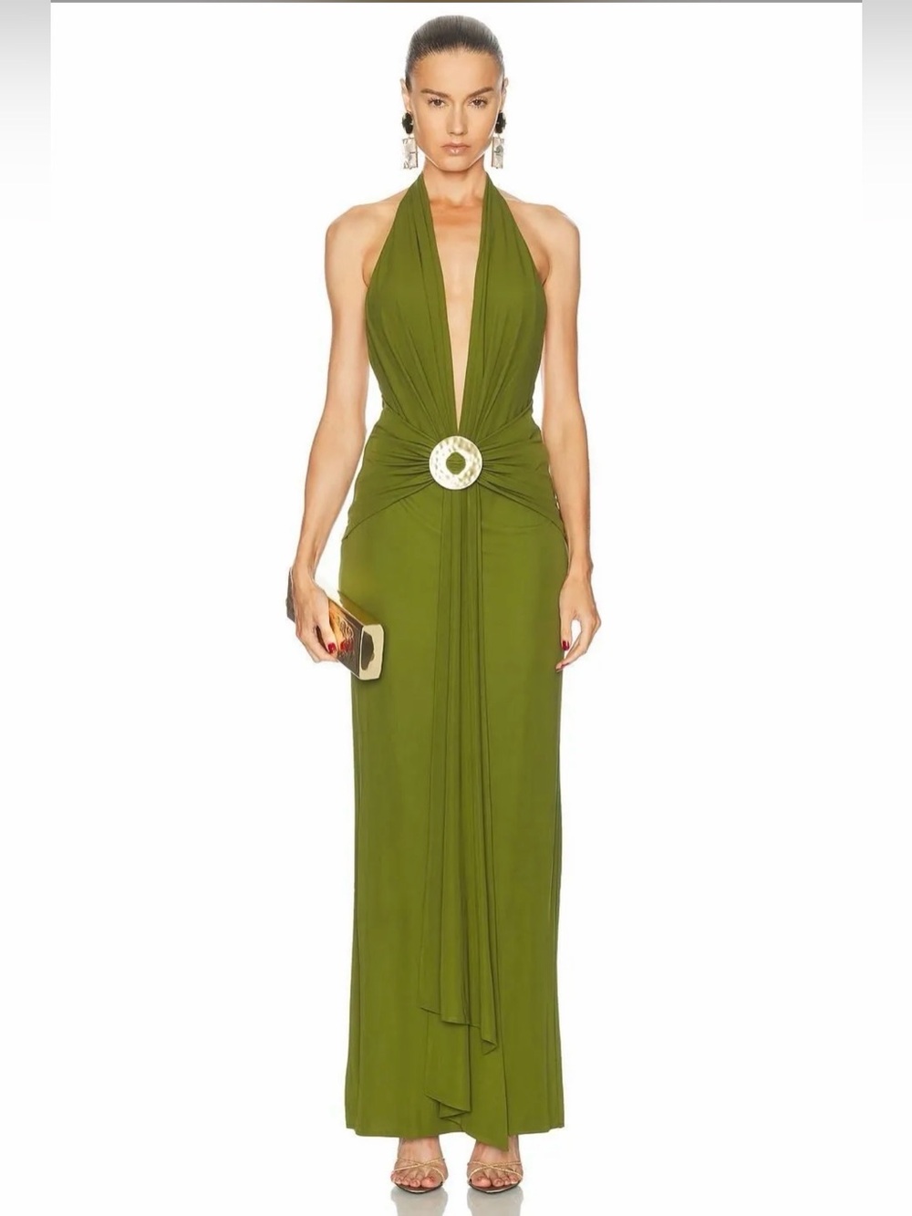 Cult Gaia Chi Dress in Deep Pasture | Size M | $998 MSRP